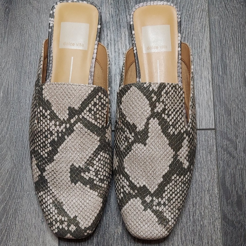 Dolce vita snake print mule "bree" style